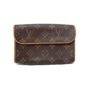 Louis Vuitton Monogram Leather Brown Pochette Florentine Waist Pouch